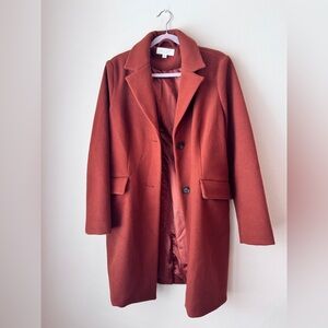 Laundry By Shelli Segal Rust Trench Coat